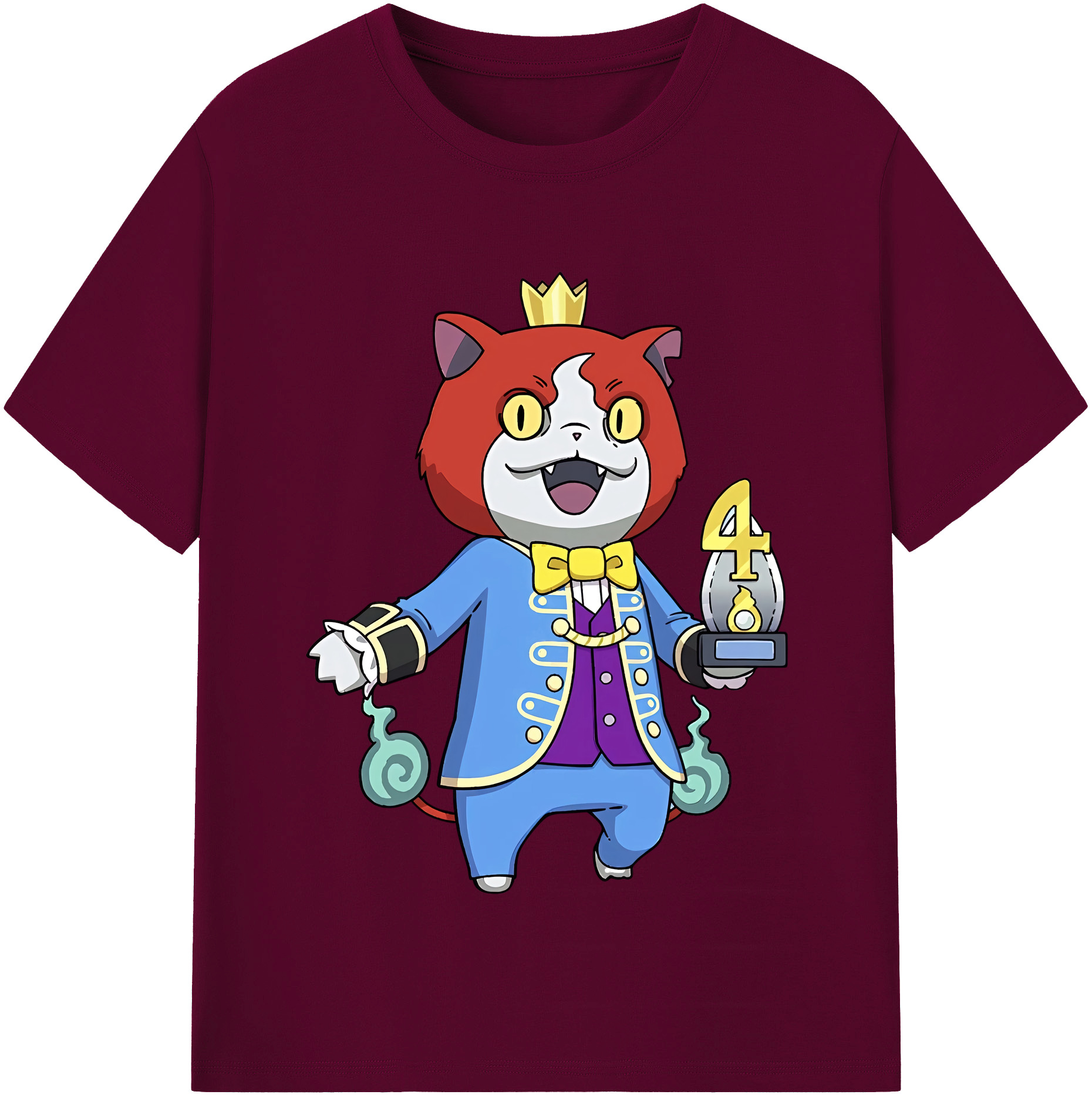（画像用） 妖怪ウォッチ Yo-kai Watch レディースカジュアルプリントTシャツ（綿100％）